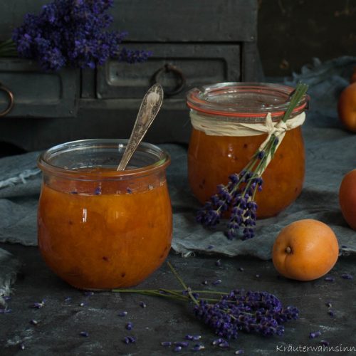 Aprikosen-Lavendel-Konfitüre