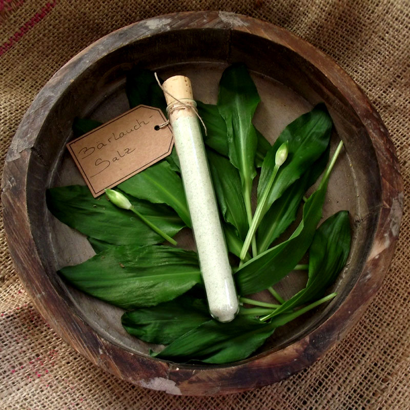 Salz mit Bärlauch