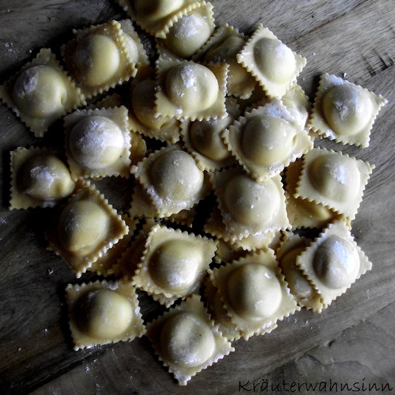 selbstgemachte Ravioli
