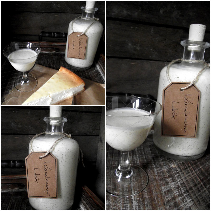 Likör mit Käsekuchengeschmack