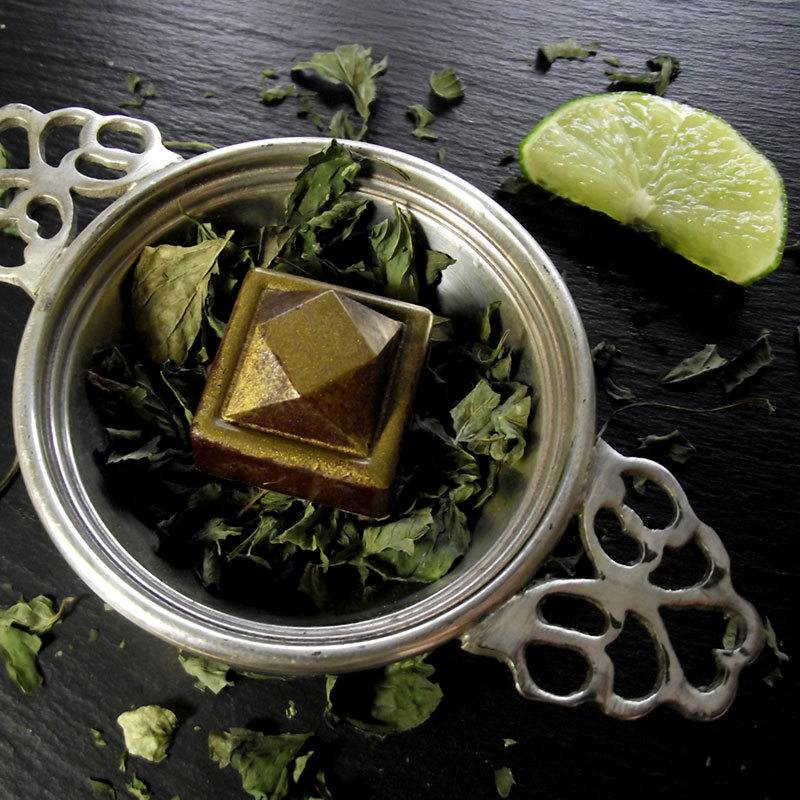 Pralinen mit Minze-Ganache