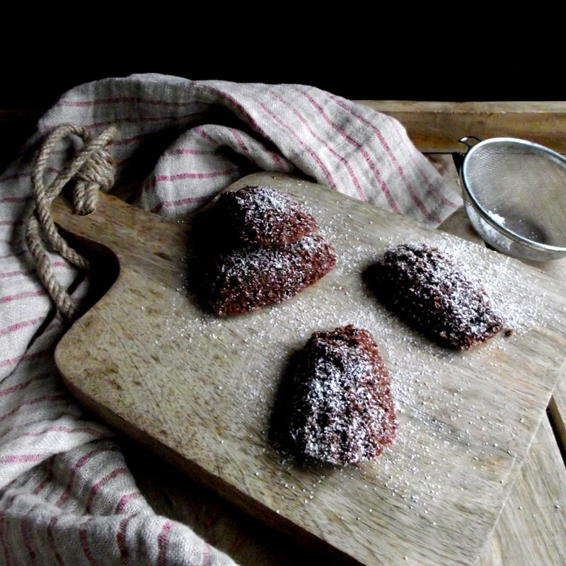 vegane und glutenfreie Madeleines
