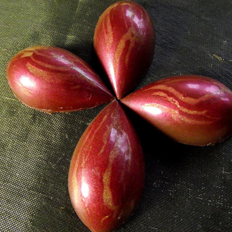 Safran-Berberitzen-Ganache