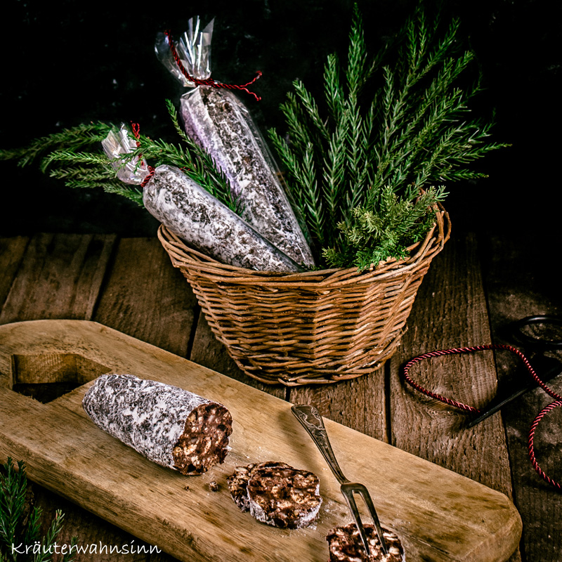 Salami mit Schokolade